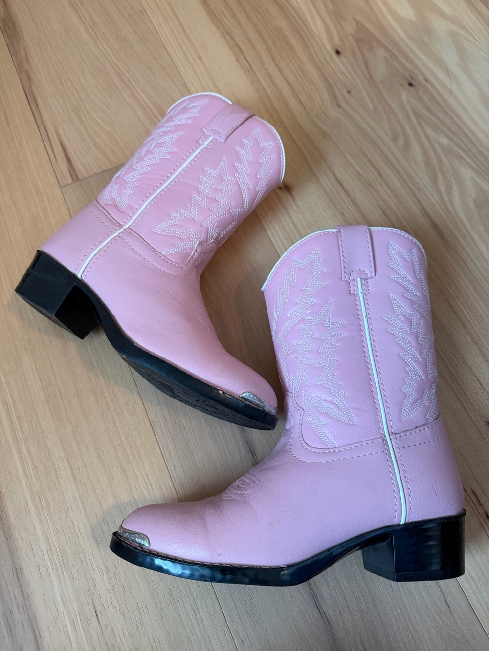 Durango Leather Pink Cowboy Boots